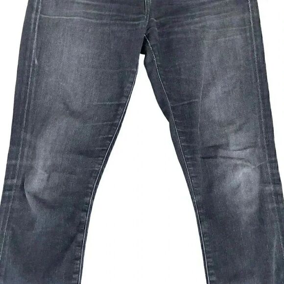 Citizens of Humanity Rocket Crop High Rise Skinny Black Denim Jeans SZ 25 # 1040 - Picture 3 of 14